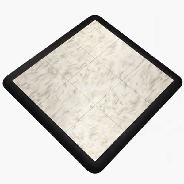 3x3 lux wht marb