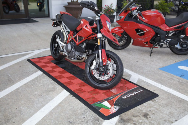 Ducati motorcycle display