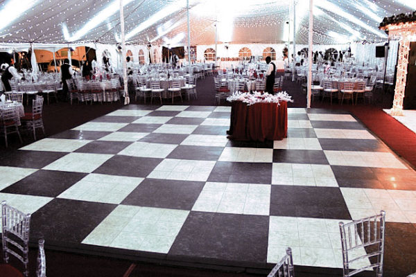 luxury black white marble tent wedding color adjusted
