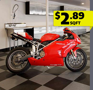 $2.89 sqft garagedeck flooring tiles