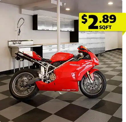 $2.89 sqft garagedeck flooring tiles