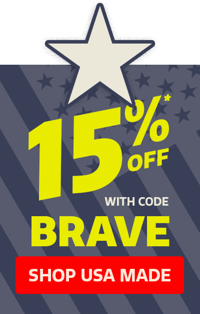 15% off with code Brave. Shop USA made